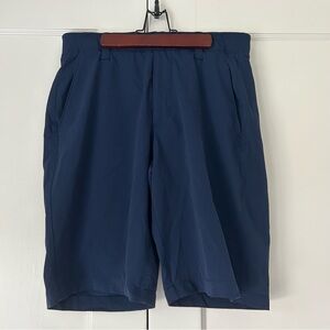 Under Armour Men HeatGear 11” Match Play Golf Shorts Navy Blue Size 32 Loose Fit